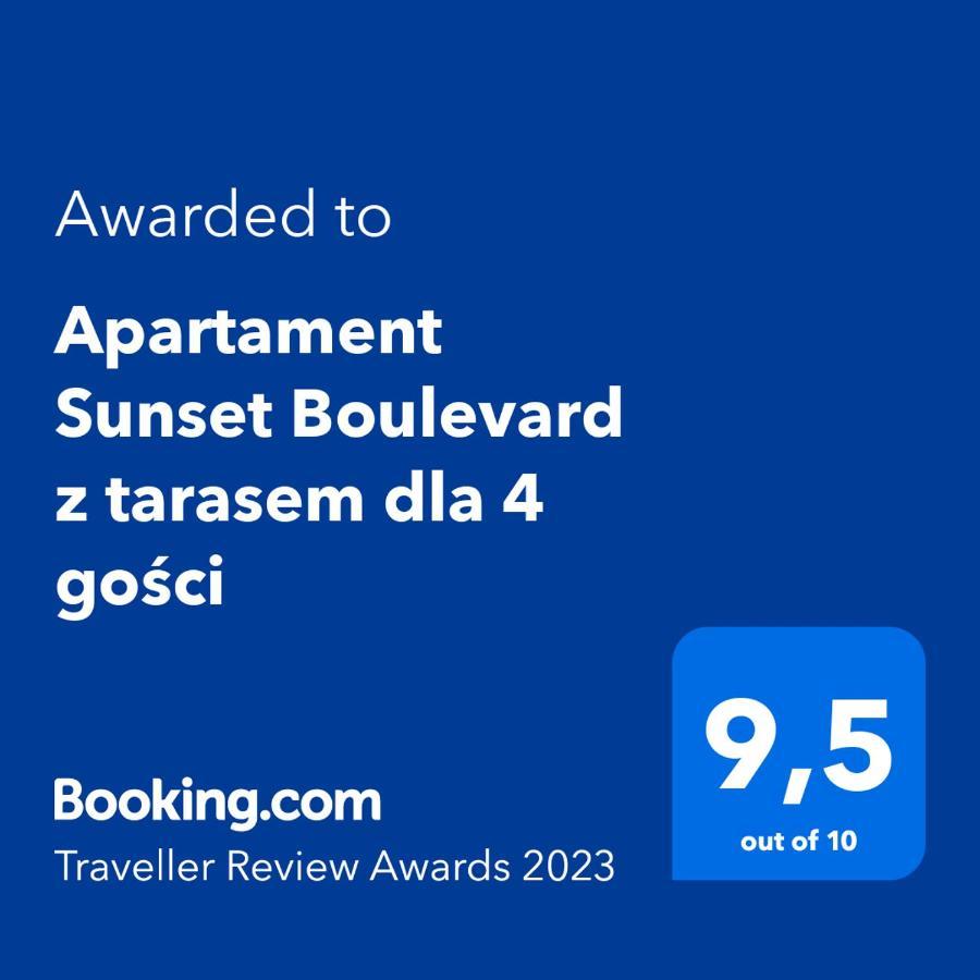 Apartament Sunset Boulevard Z Tarasem Dla 4 Gosci Gdynia Kültér fotó